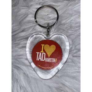 2004 WIN A DATE WITH TAD HAMILTON MOVIE PROMO HEART KEYCHAIN KATE BOSWORTH FILM